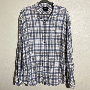 Rails Mens Shirt Size XXL Wyatt Twilight Citrus Button Front Cotton